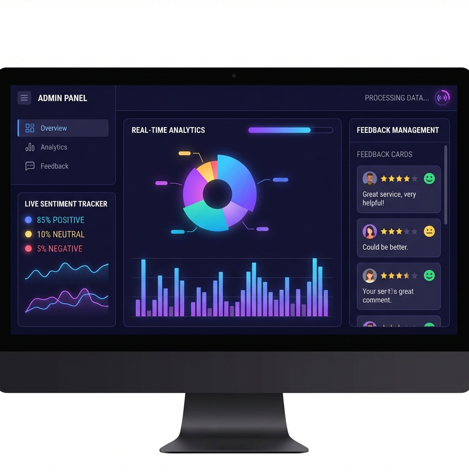 Smart Feedback Collection and Analysis System Dashboard